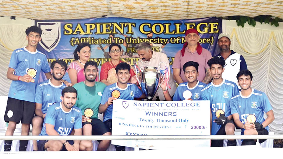 Sapient College hosts State-level Hockey Tournament: St. Joseph’s University reigns supreme