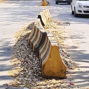 Do not shrink 80 ft. roads with concrete slabs