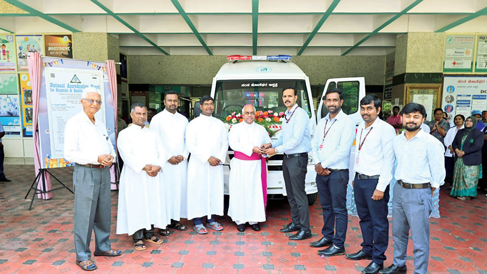 St. Joseph’s Hospital launches advanced ambulance with CSR support