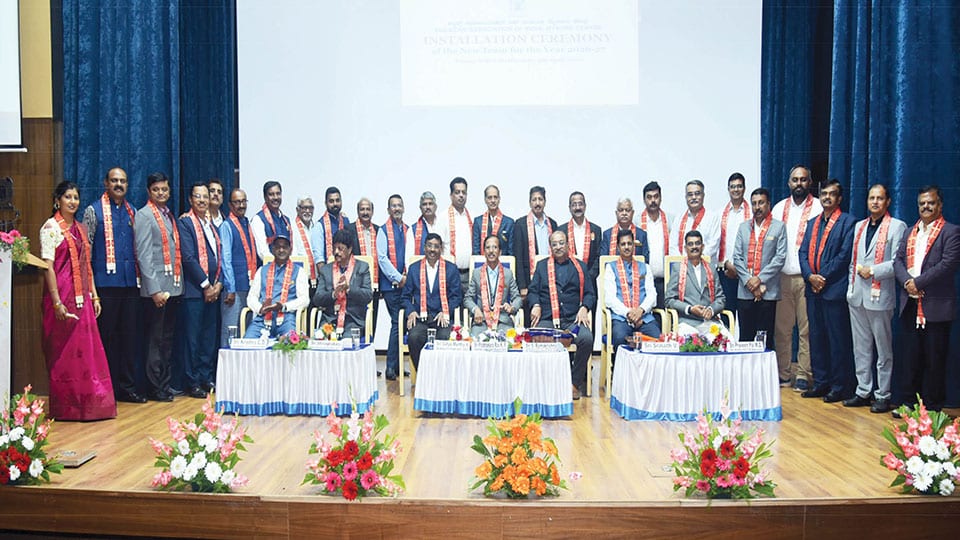 New team of BAI Mysuru Centre installed