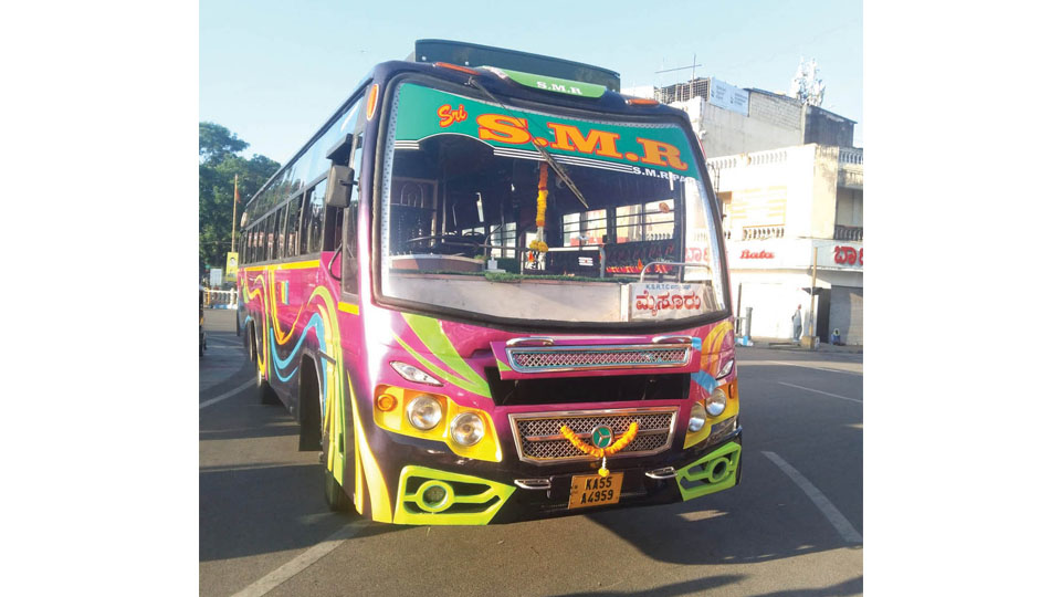 Woman killed as private bus hits