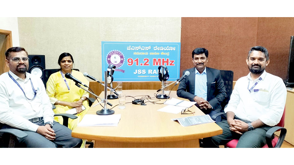 Local products promotion at Mysore Airport discussed on JSS radio