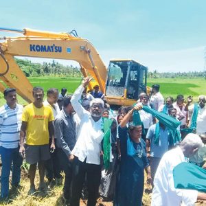 Raitha Sangha protests NIMHANS-like Hospital in Mysuru