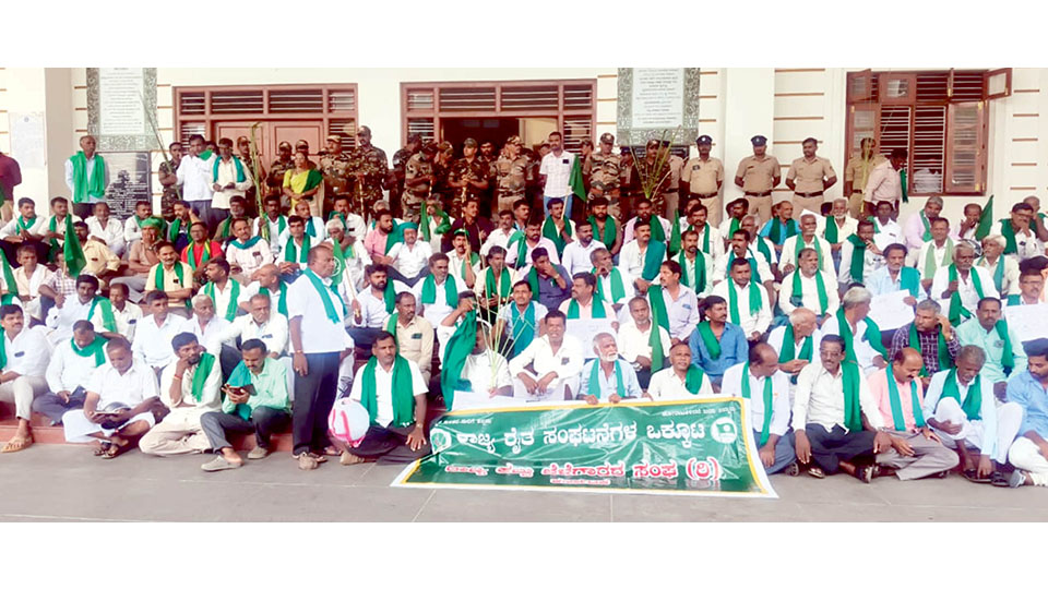 Farmers make vain bid to lay siege to DC’s Office