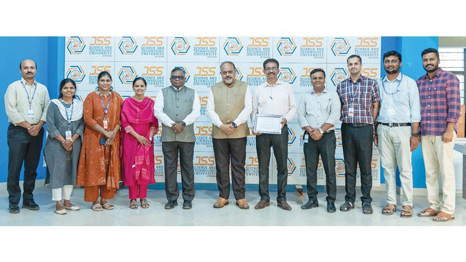 JSS STU gets Platinum Band for Sustainability Excellence