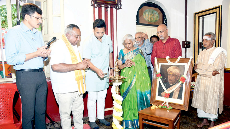 Yaduveer inaugurates Vasudevacharya’s 192nd birth anniversary in Mysuru