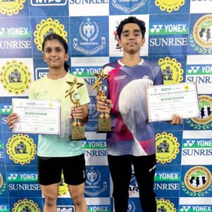 U-15 & U-17 Yonex Sunrise State Ranking Badminton Tourney: City students shine