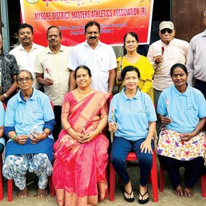 Masters' athletes for National Championships in Goa