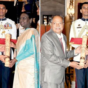 Shatavadhani Dr. Ganesh and M. Ankegowda receive Padma Awards