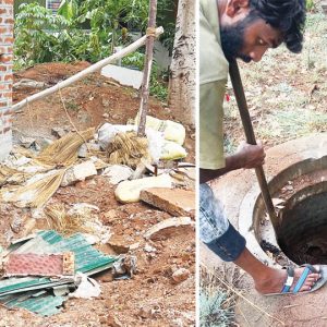 Three manholes left open in Sathagalli
