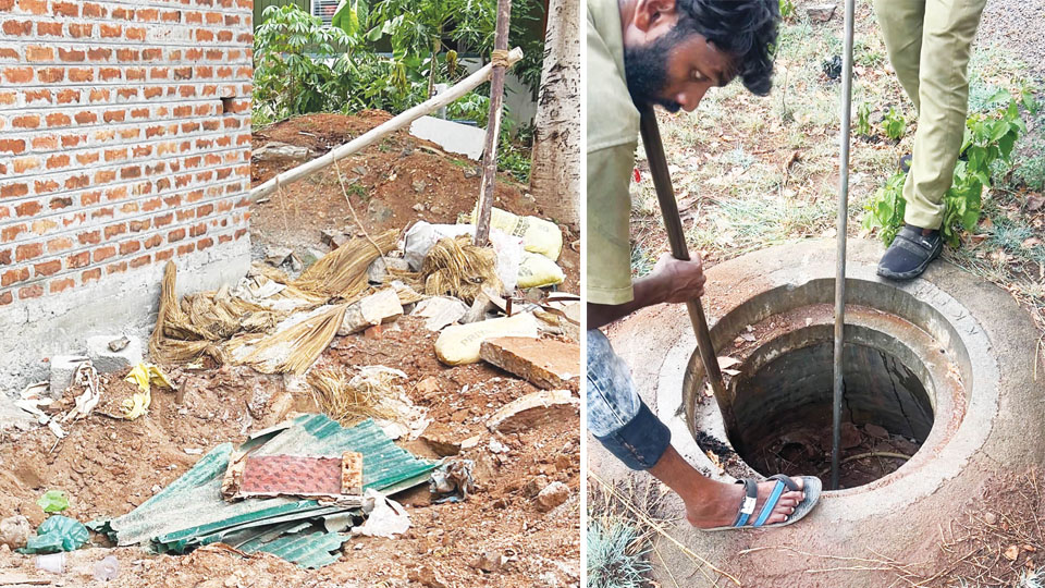 Three manholes left open in Sathagalli