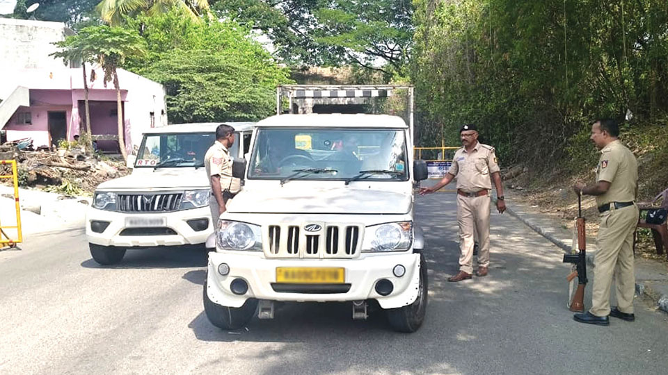 Cops check for illegal transportation of cattle