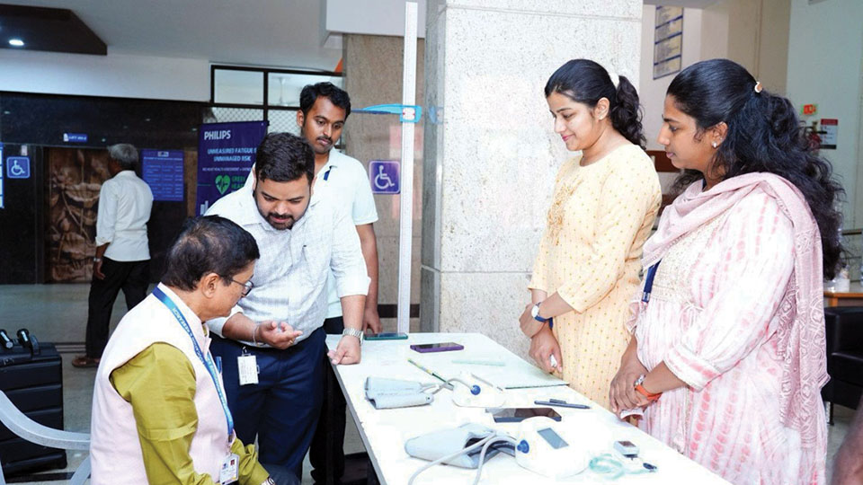 Cardiovascular health digital screening camp at JSS