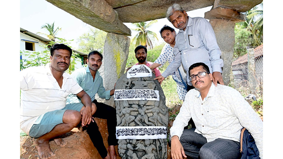 12th century hero stone discovered