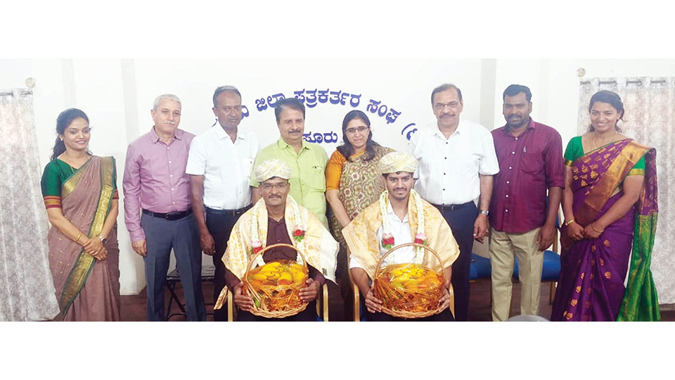 UPSC rank holders Abhishek Nayak, Sagar Ashwathappa honoured