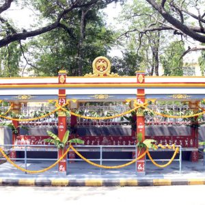 Wadiyar-era bus shelter sports new look