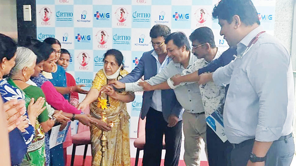 NJ Hospital conducts health camp