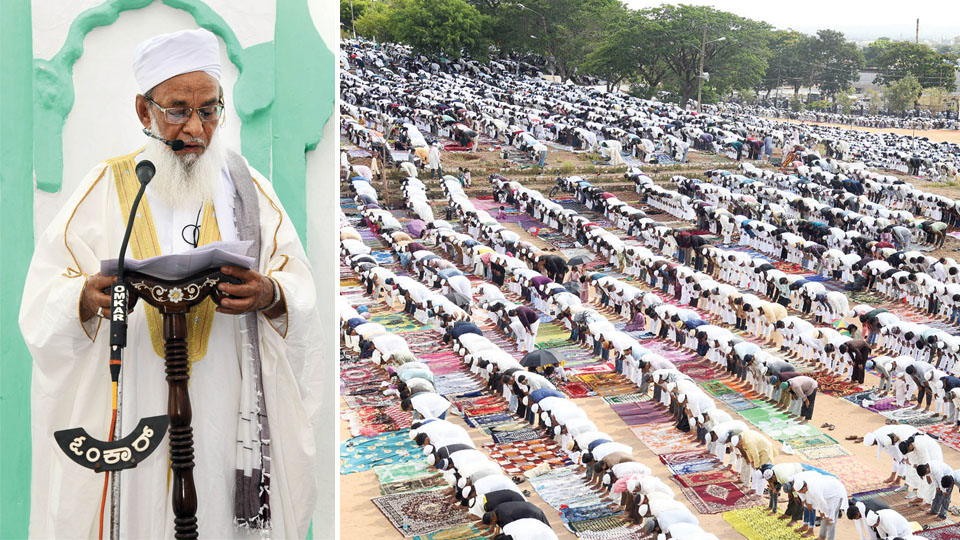 Thousands offer Eid prayers