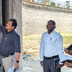 Dam safety team inspects KRS Dam before monsoon