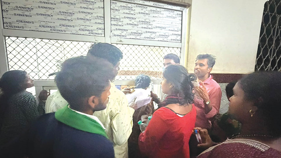 Long waits for sample collection
