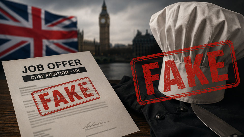Fake chef job offer in UK: Homemaker loses Rs. 37 lakh
