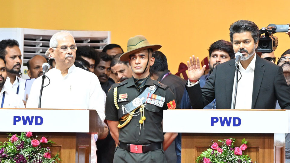 Actor Vijay sworn-in as Tamil Nadu CM
