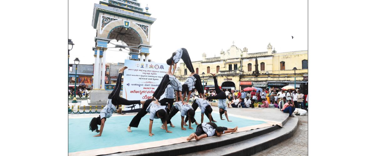 International Day of Yoga tomorrow: 1.20 lakh yoga enthusiasts to perform at 120 centres in Mysuru 