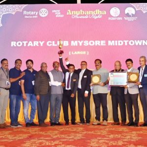 Rotary Mysore Midtown wins Global Excellence Award