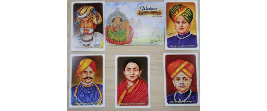 Wadiyar visionaries featured in first-ever India Post postcard set