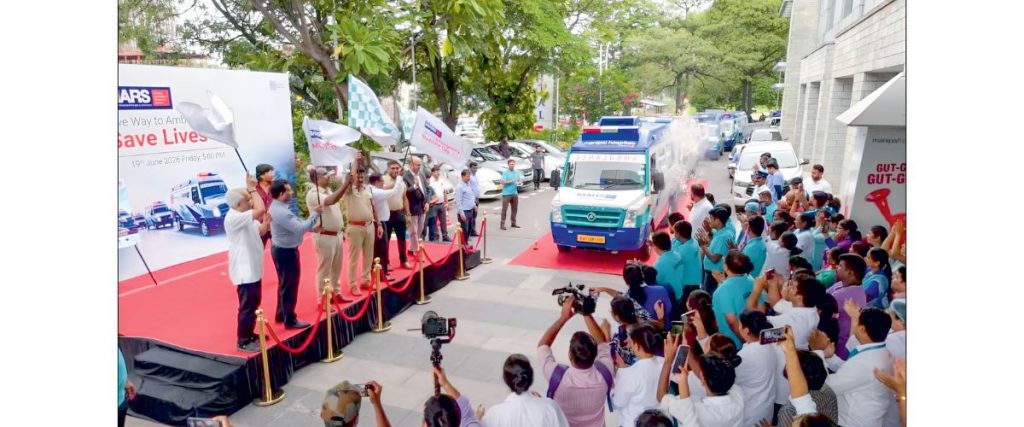 Manipal Hospital marks World Emergency Day with Ambulance Awareness Rally 