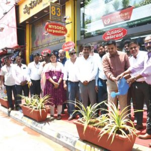 440 plant pots to adorn D.D. Urs Road