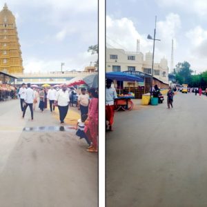Chamundi Hill gets special cleanup drive  