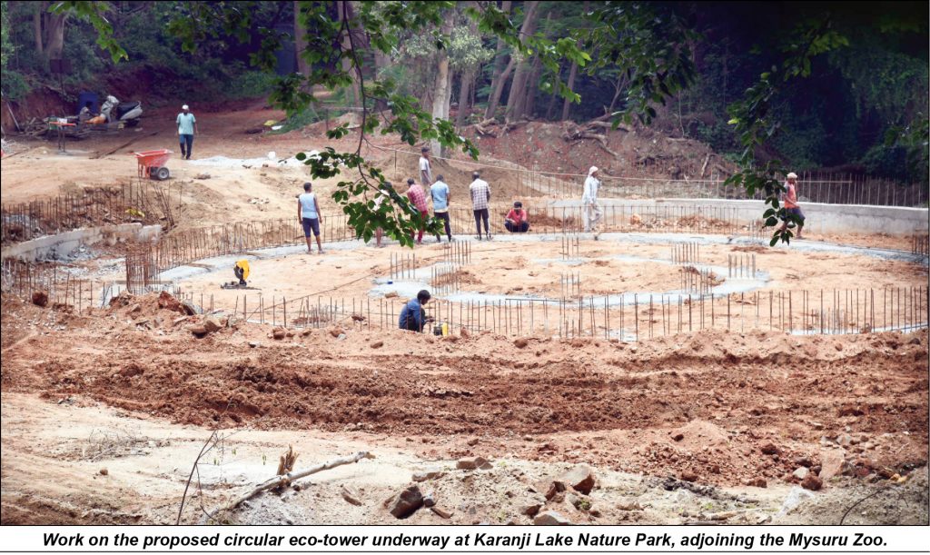 Stalled zipline project at Karanji Lake resumes