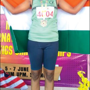 Jail Head Warder Uma wins two medals