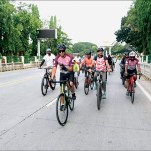 Cyclists pedal to celebrate 'World Bicycle Day' in city