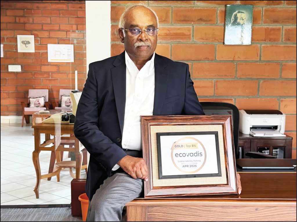 Schevaran earns Gold Medal in EcoVadis rating for Sustainability Performance