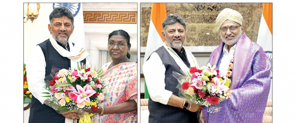 CM meets President & Vice President