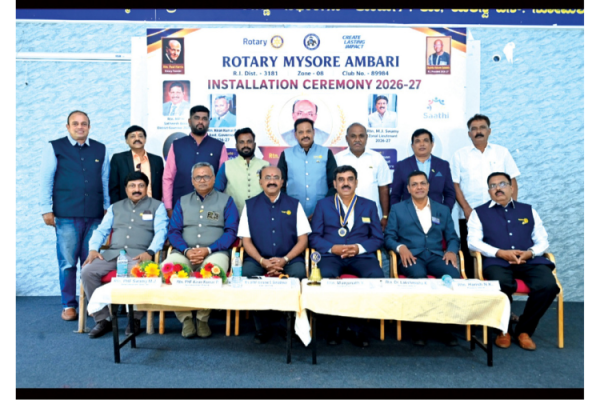 New team of Rotary Mysore Ambari