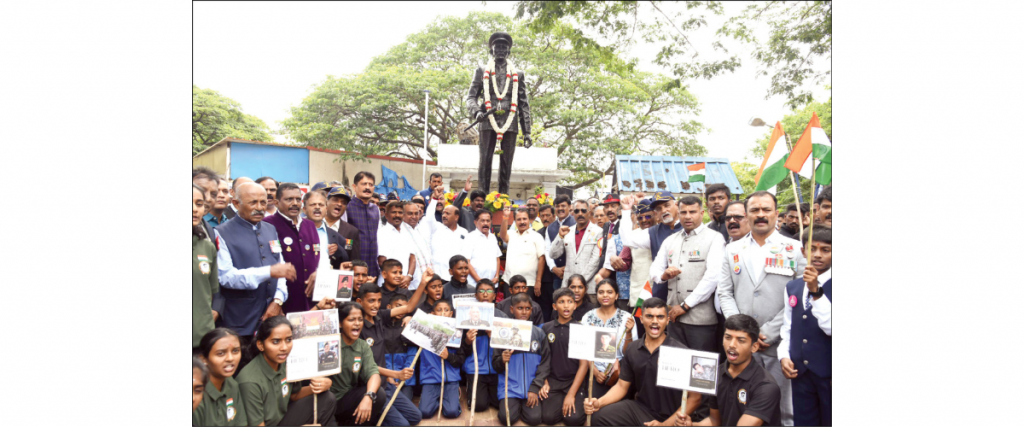 Ex-servicemen take out mega bike rally marking Kargil Vijay Diwas