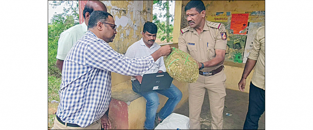 Talakad Police seize 4-kg ganja, nab Hunsur man
