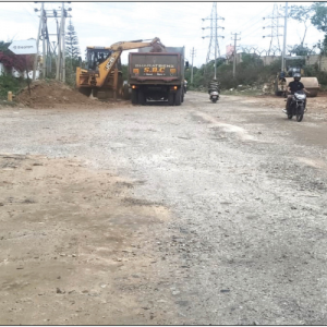 KIADB begins repair of crater-ridden BEML road