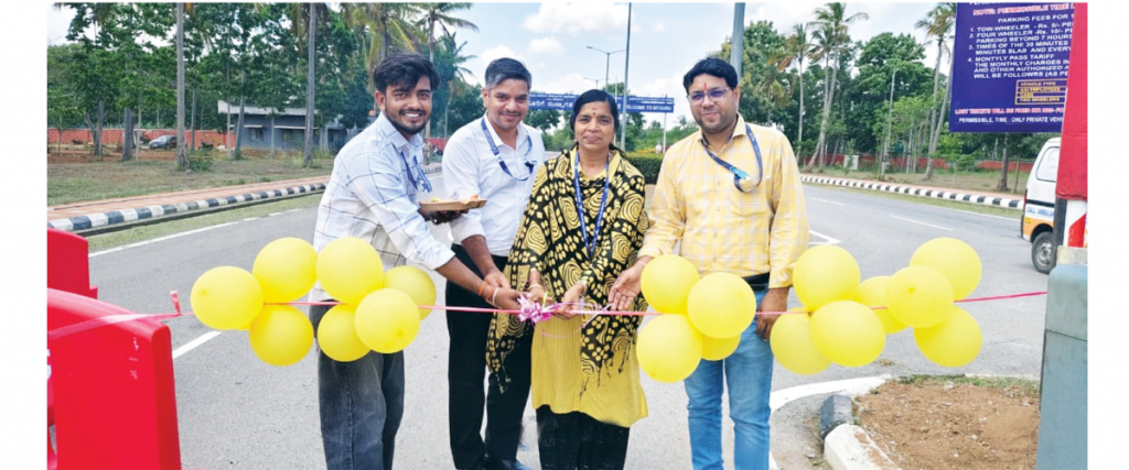 New car parking system at Mysore Airport