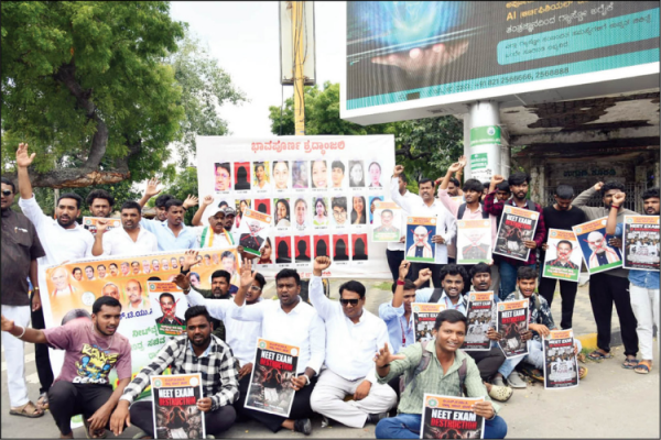 Protests over NEET continues