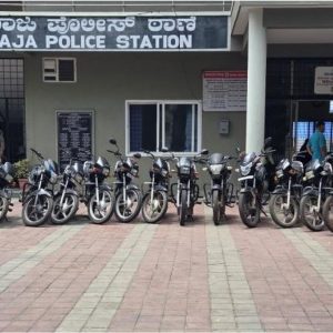 Two-wheeler lifter arrested; 33 vehicles worth Rs. 15 lakh recovered