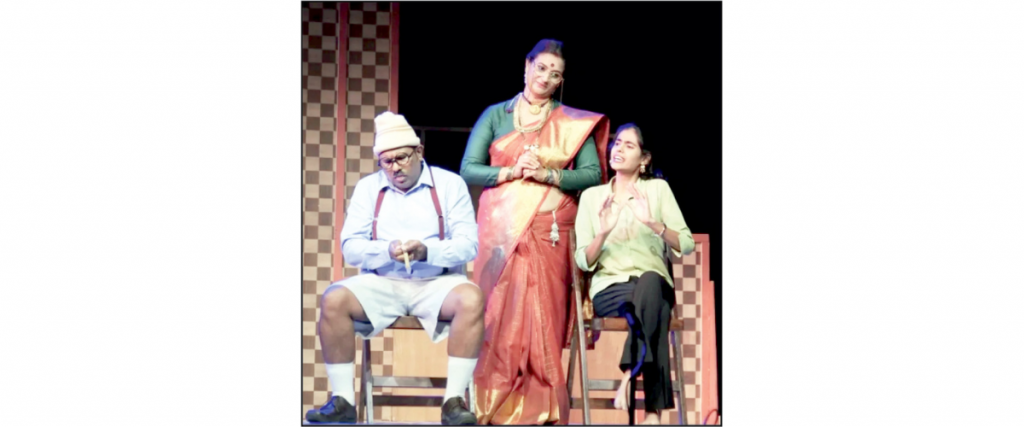 Staging of Kannada play ‘Parameshi Prema Prasanga’