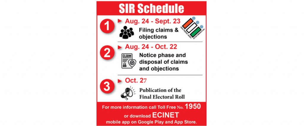 Draft electoral roll published
