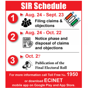 Draft electoral roll published