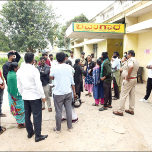 High drama at mortuary
