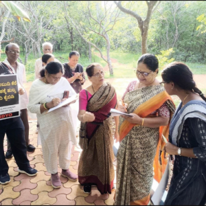 Pay to walk at Lingambudhi Lake