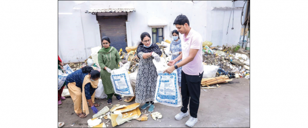 MCC clears 83 tonnes of waste on C.V. Road